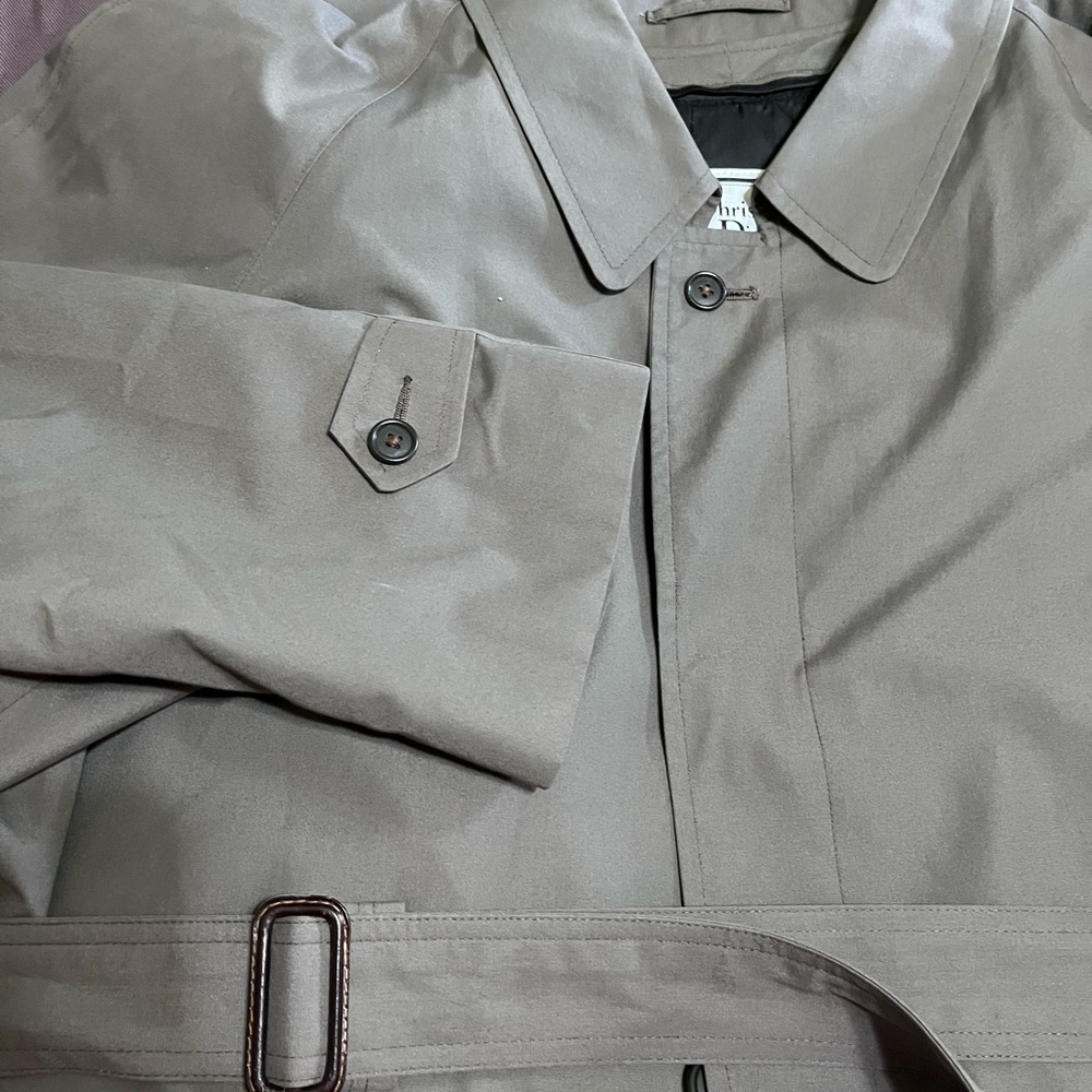 Christian Dior vintage trench coat w/removable lining